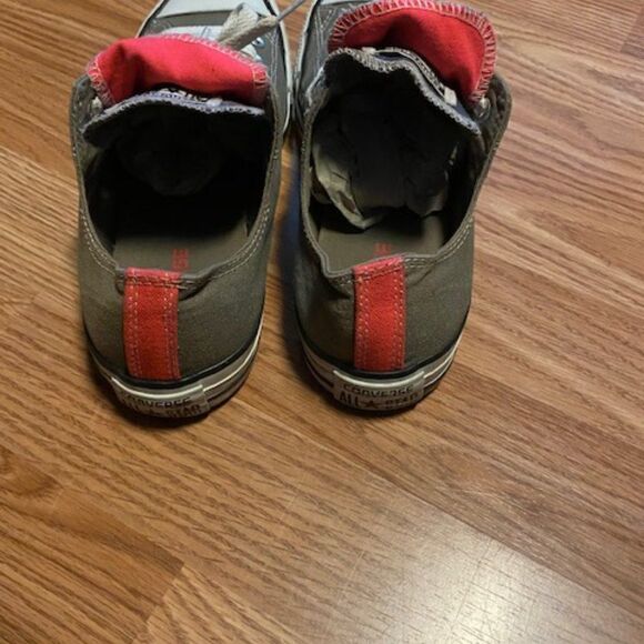 All Star Converse Gray, Pink, size 10 - Picture 2 of 4
